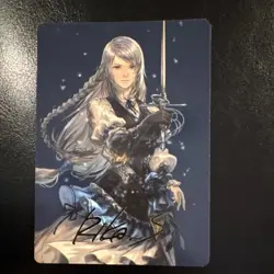Magic: The Gathering Art Series Final Fantasy Jill Shiva's Dominant Autographed - Image 1