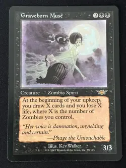 1x MTG Graveborn Muse - Legions (LGN) #73 - Magic the Gathering - Image 1