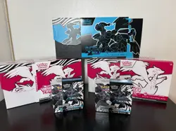 Pokemon Black Bolt White Flare ETB Booster Bundle BULK *1 PROMO included - Image 1