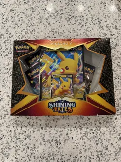 Pokemon TCG Shining Fates Pikachu V Box New Factory Sealed - Image 1