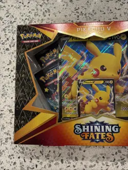 Pokemon TCG Shining Fates Pikachu V Box New Factory Sealed - Image 2