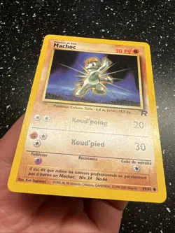 Carte Pokemon Wizard Team Rocket Machoc 59/82 Francais Vf Fr - Image 5
