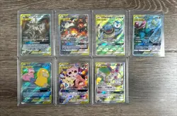 Pokemon TCG S-Chinese TAG TEAM GX Cards Alt art Lot 7 pcs Sun&Moon SR Near Mint - Image 1