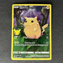 Pokemon Pikachu Celebrations Holo Rare #005 - Image 1