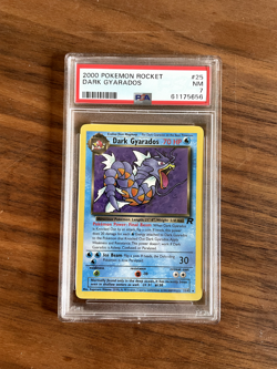 2000 POKEMON ROCKET #25 DARK GYARADOS PSA 7 - Image 1