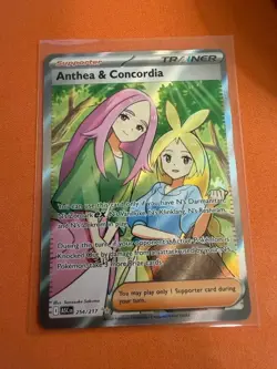 Anthea and Concordia 254/217 Ascended Heroes Pokemon TCG Full Art Trainer NM - Image 1