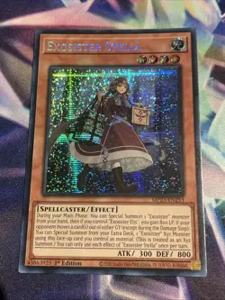Yu-Gi-Oh! TCG Exosister Stella MP23-EN253 Prismatic Secret Rare NM/M - Image 1