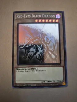 Yu-Gi-Oh Red-Eyes Black Dragon Ghost Rare 1st Edition Ghosts from Past: the 2nd - Image 1