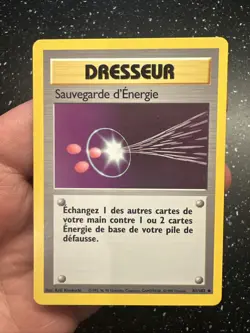 Carte Pokemon Francais Wizard Set De Base Sauvegarde D’energie 81/102 Dresseur - Image 2