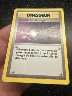 Carte Pokemon Francais Wizard Set De Base Sauvegarde D’energie 81/102 Dresseur - Image 4