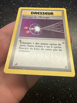 Carte Pokemon Francais Wizard Set De Base Sauvegarde D’energie 81/102 Dresseur - Image 5