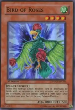 Bird of Roses - TSHD-EN018 - Super Rare 1st Edition Yugioh - Image 1