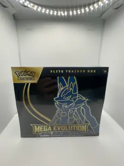 Pokemon TCG Mega Evolution Lucario Elite Trainer Box ETB Factory Sealed - Image 1