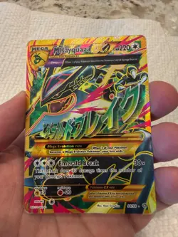 M Rayquaza EX (Shiny Full Art) 98/98 XY - Ancient Origins Holo - Image 3