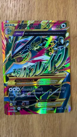 M Rayquaza EX (Shiny Full Art) 98/98 XY - Ancient Origins Holo - Image 3
