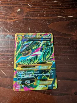 M Rayquaza EX (Shiny Full Art) 98/98 XY - Ancient Origins Holo - Image 1