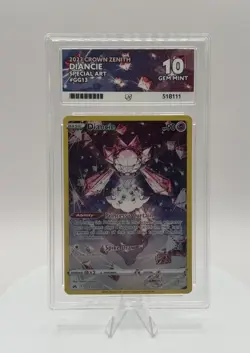 Pokemon TCG Crown Zenith Diancie Card GG13/GG70 Crown Zenith ACE 10 GEM MINT - Image 1