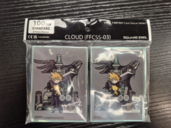 Final Fantasy TCG Card Sleeves Cloud FFCSS-03 100-Ct Standard New - Image 1