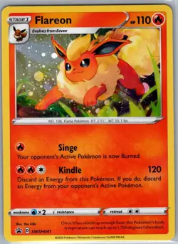 Flareon - SWSH041 Holo Sword & Shield Promo Cards - Pokemon Card - NM - Image 1