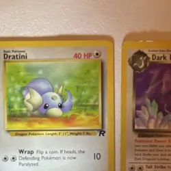 Pokemon Dratini, Dark Dragonair & Dark Dragonite Team Rocket Lot 3 Cards English - Image 4