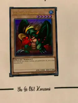 PAPAGEIDRACHE - LCKC-DE096 DEUTSCH Yu-Gi-Oh! CARD ULTRA RARE HOLO KONAMI TCG - Image 2