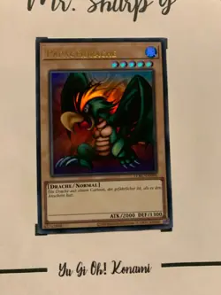 PAPAGEIDRACHE - LCKC-DE096 DEUTSCH Yu-Gi-Oh! CARD ULTRA RARE HOLO KONAMI TCG - Image 3