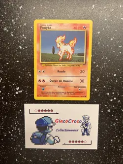 Carte Pokemon Francais Wizard Set De Base Ponyta 60/102 Edition 2 Unlimited - Image 1