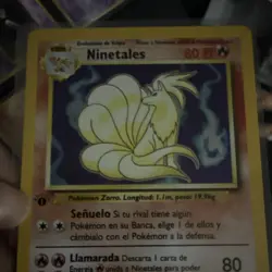 Ninetales 012/102 Base Set 1st Edition Holo Rare spanish Pokemon TCG Card - Image 2