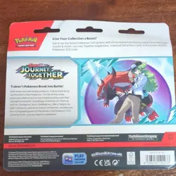 Pokemon Scarlet & Violet Journey Together 3 Booster Packs + Scrafty Promo Card - Image 2