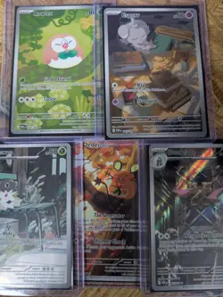 Pokemon Perfect Order 5 card lot(IR)Espurr,Raticate,Doublade,Spewpa,and Dedenne - Image 1