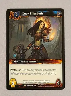 World Of Warcraft Crown Of The Heavens 91/198 Lucy Elizabeth TCG Card - Image 1