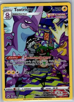Toxtricity GG09/GG70 Crown Zenith: Galarian Gallery - Pokemon Card - NM - Image 1