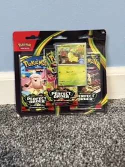 Perfect Order 3 Pack Blister Pokemon TCG Trading Card Game Factory Sealed New - Image 1