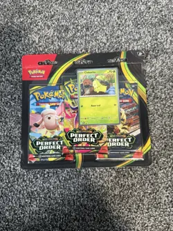 Perfect Order 3 Pack Blister Pokemon TCG Trading Card Game Factory Sealed New - Image 2