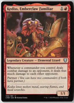 Kediss, Emberclaw Familiar (188) - Normal - Commander Legends (CMR) - NM - Image 1