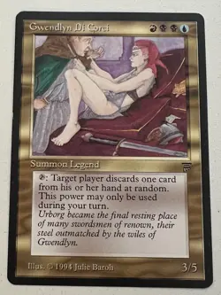 Magic the Gathering MTG Legends Gwendlyn Di Corci LP+ (Beta Bob) - Image 1