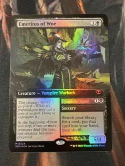 Emeritus of Woe (Extended Art) Secrets of Strixhaven Foil - Image 1