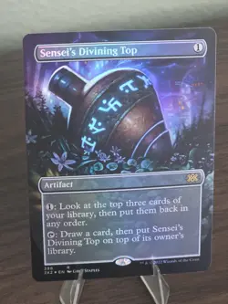 MTG Sensei's Divining Top (Borderless) Double Masters 2022 Foil - Image 1