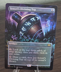 MTG Sensei's Divining Top (Borderless) Double Masters 2022 Foil - Image 2