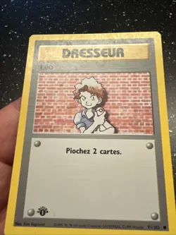 Carte Pokemon Francais Wizard Set De Base Leo 91/102 Dresseur Ed1 Edition 1 - Image 3