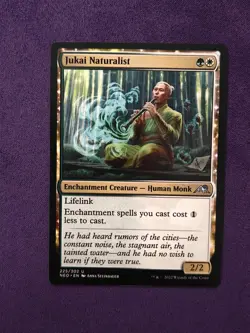 MTG Magic the Gathering Jukai Naturalist (225/608) Kamigawa Neon Dynasty NM - Image 1