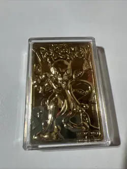 Pokemon Burger King 23k Gold Plated Card MEWTWO - With COA Card, Poke Ball, +Box - Image 2
