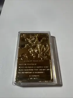 Pokemon Burger King 23k Gold Plated Card MEWTWO - With COA Card, Poke Ball, +Box - Image 3
