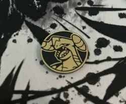 Garchomp Gold Holo Flip Token Coin Pokemon TCG - Image 1