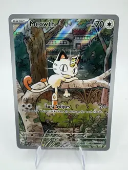 Pokemon TCG Meowth 106/094 Phantasmal Flames Illustration Rare MINT/Near Mint - Image 1