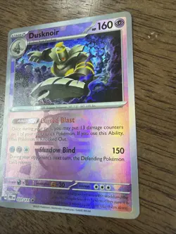 Pokemon TCG Dusknoir 037/131 Prismatic Evolutions Master Ball Rare Holo - NM - Image 4