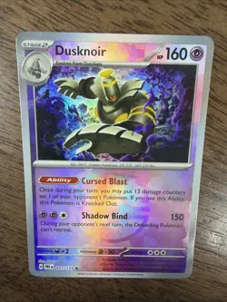 Pokemon TCG Dusknoir 037/131 Prismatic Evolutions Master Ball Rare Holo - NM - Image 5