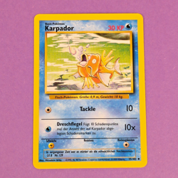 Pokemon Karpador (Magikarp) 35/102 - GERMAN Uncommon Base Set - Never Played NM - Image 2