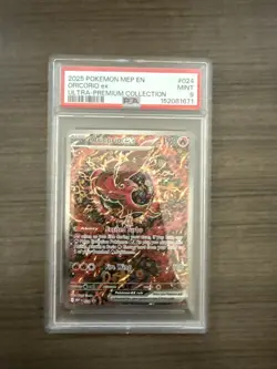 2025 POKEMON MEP EN-ME BLACK STAR PROMO #024 ORICORIO EX PSA 9 - Image 1