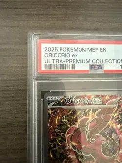2025 POKEMON MEP EN-ME BLACK STAR PROMO #024 ORICORIO EX PSA 9 - Image 3